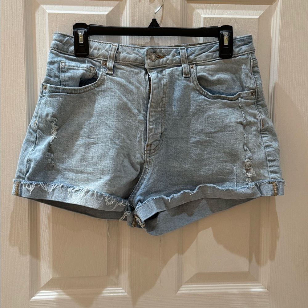 Wild Fable Blue Jean Shorts with Cuffed Hem and Classic Design